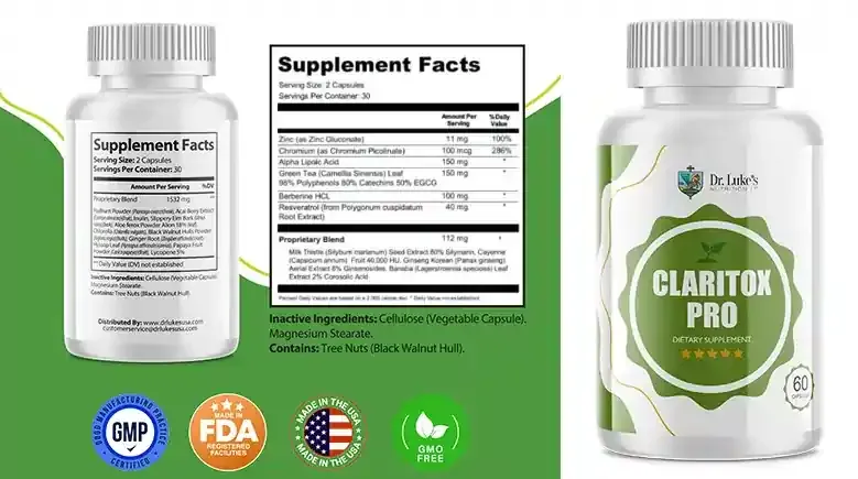 Claritox-pro-supplement-facts-label